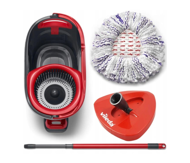 VILEDA Mop obrotowy TURBO 3w1 Microfibre - 1024052 - zdjęcie